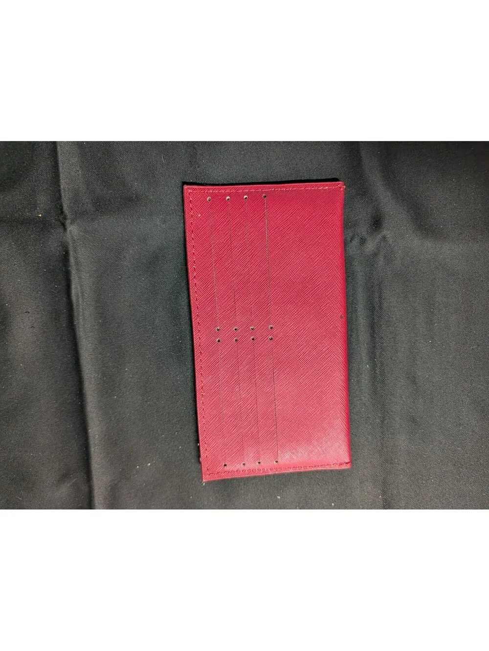 Louis Vuitton Pouchette Red Leather Card Insert